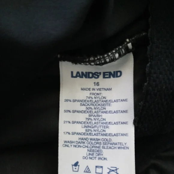 Land's End Swim top Size 16 - Picture 6 of 6